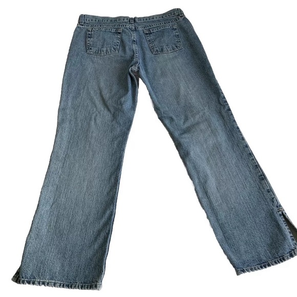 Boston Proper Jeans Women’s 10S 100% Cotton Split Ankle Medium Wash Short - Picture 10 of 13